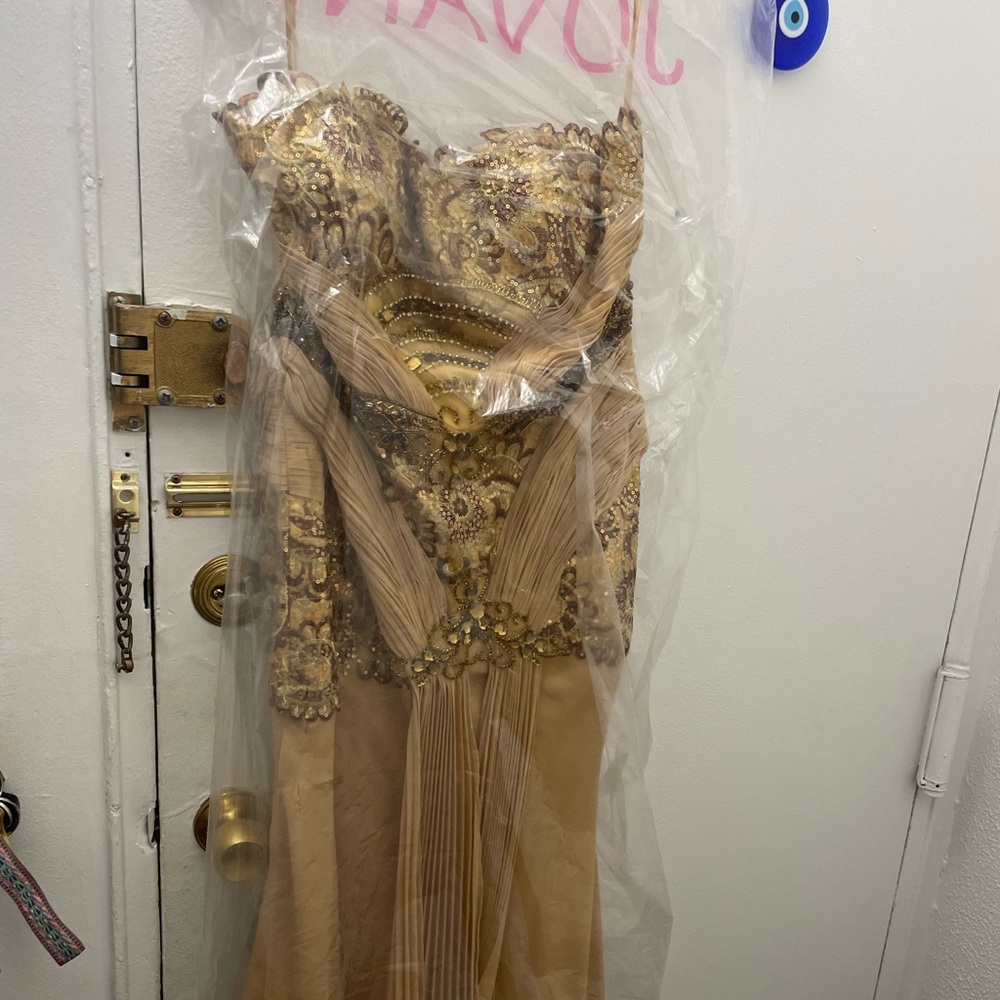 Gold vintage gown